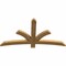 Ekena Millwork Davenport Rough Sawn Timber Gable Bracket, Western Red Cedar, 60"W x 32"H x 2"D x 4"F, 13/12 Pitch GBW060X32X0204DAV00RWR - alternate 4